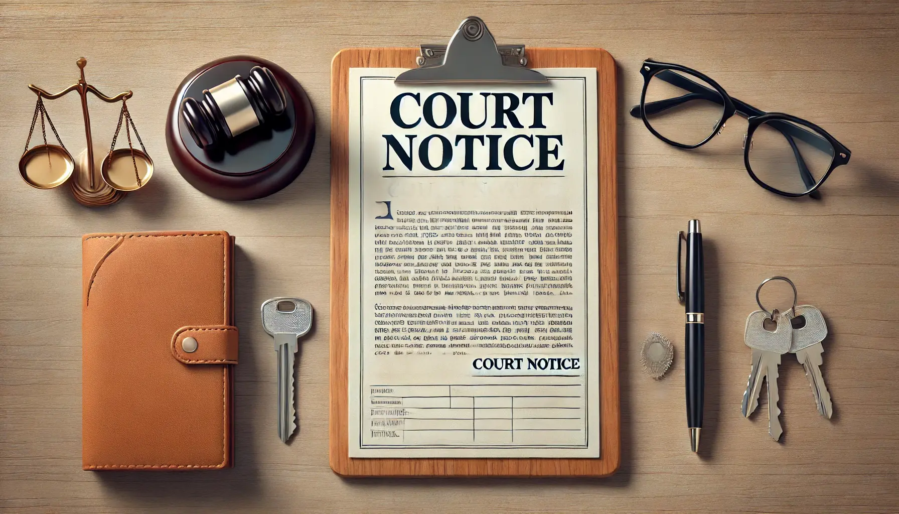 Court Notice ads in newspaper